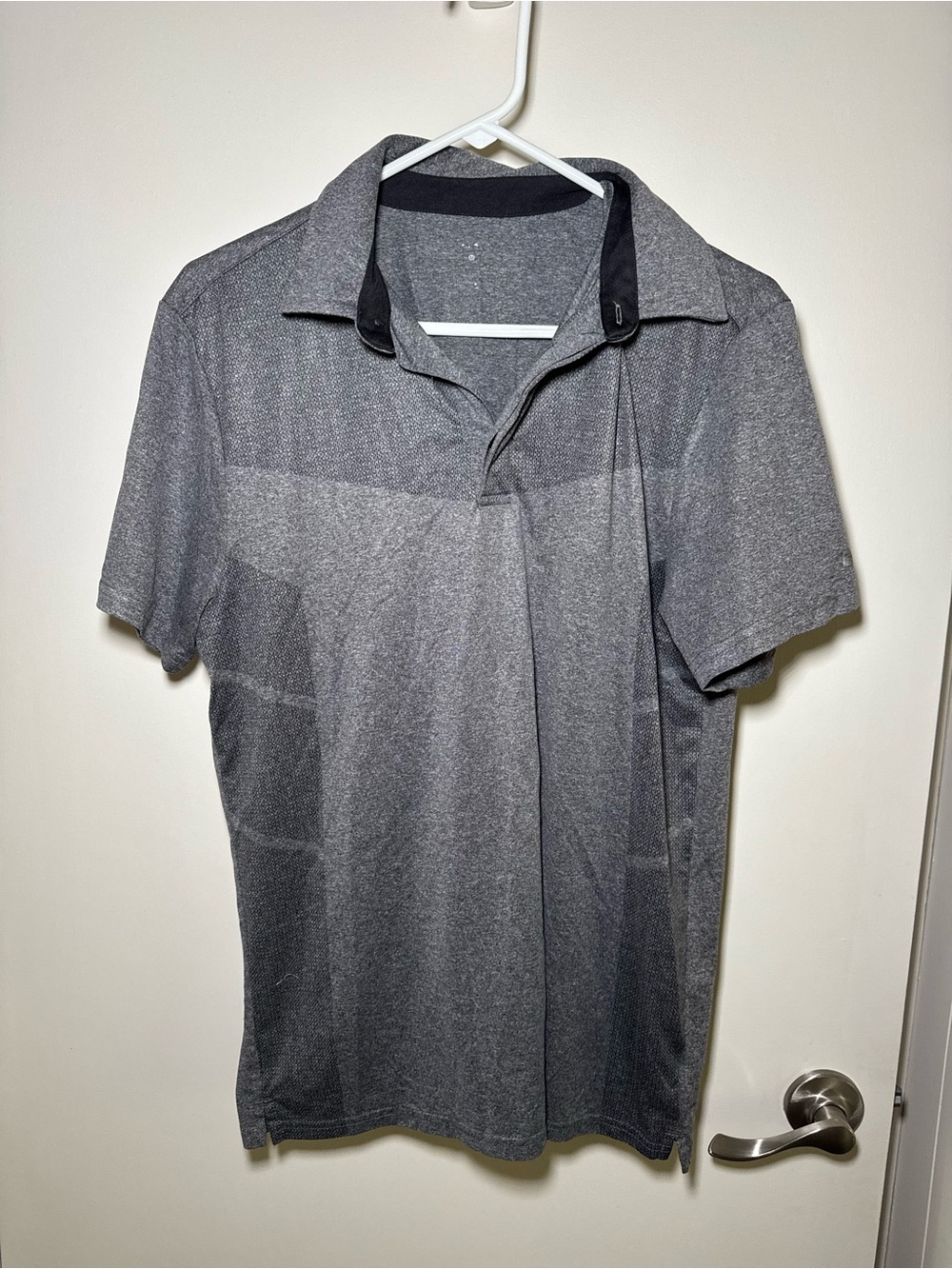 Men's Gray Performance Polo Shirt